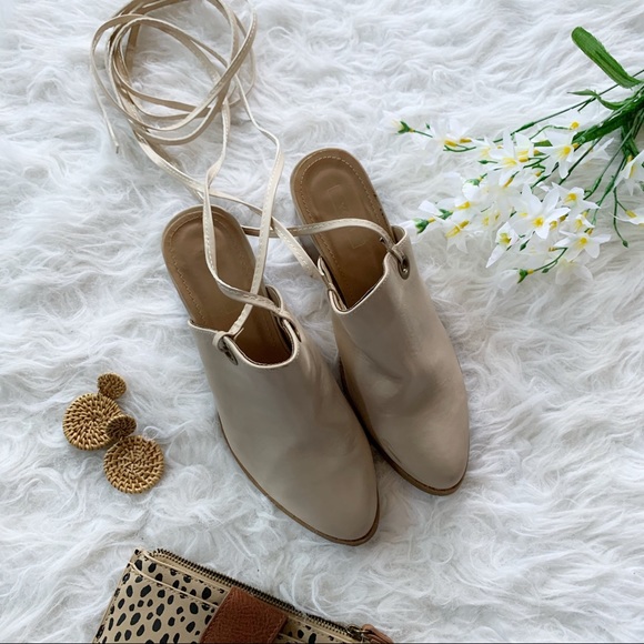 Yoki Shoes - Yoki Sand Color Lace Up Ankle Booties